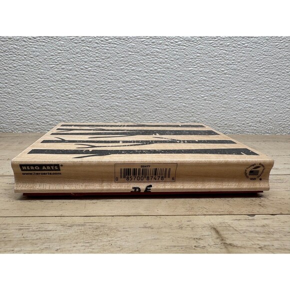 Hero Art Tree Trunks Large Wood Mounted Rubber Stamp - Picture 3 of 5